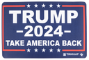 TekMat TEKR17TRUMP2024 Trump 2024 Take Back America Red/White/Blue Rubber 11" x 17" 155338