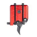 CMC Triggers AR-15/10 Single Stage Component Trigger Curved 3.5 lb Small Pin Red UT51701ATRED