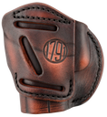 1791 Gunleather 4WH3VTGR 4-Way  IWB/OWB Size 03 Vintage Leather Belt Clip Compatible w/Glock 26/Ruger LC9/S&W M&P Shield/2.0 9/40 Right Hand 143437