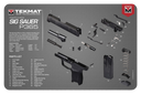TekMat TEKR17SIG9365 Sig Sauer P365 Cleaning Mat Multi-Color Rubber 11"x17" Sig P365 Parts Diagram 117828