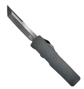 Templar Knife XMBR221 Premium LW Excalibur Slim 3.25" OTF Tanto Plain Black Oxide Stonewashed D2 Steel Blade, 5" Black Aluminum/Rubber Handle 152738