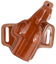 Galco FL822 Fletch  OWB Tan Leather Belt Slide Fits Sig P320 Compact Fits Sig P320X Compact Fits Sig M18 Right Hand 124054