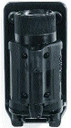 Uncle Mike's Kydex Clip-On Tac Light Holder UM50301