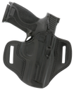 Galco CM226B Combat Master  OWB Black Leather Belt Slide Compatible w/Glock 19/32/36/45/Glock 19X Gen2-5/CZ-P10C Belt 1.75" Wide Right Hand 71822