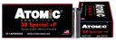 Atomic Ammunition 419 Pistol Precision Craft 38Special +P 148gr Lead Hollow Point 50 Per Box/10 Case 129708