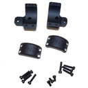 DNZ Hunt Masters 2-Piece Scope Mount 4 Screws - Thompson Center Venture LA/SA 4 Screws 1" Low Black VWTV1TL2