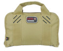 G-Outdoors Double Pistol Case with Magazine Storage & Dump Cup-Tan GOGPS1308PCT