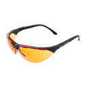 AMBER BLUE/BRONZE/CLEAR/ORANGE PYRAMEX SHOOTING GLASSES BLK 749004111