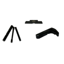 Cross Armory CRG4OKBK 3 Piece Kit  Extended Compatible w/Glock Gen4 Black Steel/Aluminum Pistol 131278