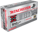 Winchester Ammo WC92 Super X  9mmLuger 124gr Winclean Brass Enclosed Base 50 Per Box/10 Case 65950
