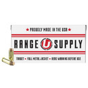 Underwood Range Supply Handgun Ammunition 10mm Auto 180 Grain FMJ 1250 fps 50/ct UB297