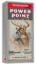 Winchester Ammo X3001 Power-Point  300Savage 150gr 20 Per Box/10 Case 65190