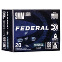Federal  Syntech Defense Handgun Ammuntion 9mm Luger 138 gr SJHP 1130 fps 20/ct FAS9SJT1