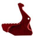 Rise Armament RA212GIRR Extended Charging Handle Latch RA-212 RISE Red Aluminum fits Mil-Spec AR Charging Handles 154935