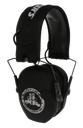 Walker's GWPRSEMFSKCCO Razor Slim Electronic Freedom Muff 23 dB Over the Head Black w/Distressed Carry On Logo Polymer 136289