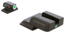 AmeriGlo SW141 i-Dot Sight Set for Smith & Wesson M&P Shield  Green Tritium White Outline Front Sight-Green Tritium Rear Sight 85473
