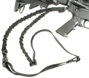 Blackhawk 70GS17BK Universal Swift Rifle Sling Black Nylon Webbing 1.25" Wide Three-Point Design 59013