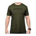 GO BANG PARTS CVC T-SHIRT SM OLIVE DRAB HEATHER 430102404