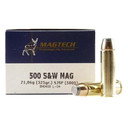 MagTech Handgun Ammunition .500 S&W 325 gr JSP 1801 fps 20/ct MG500B