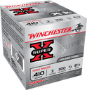 Winchester Ammo X413H85 Super X Heavy Game Load High Brass 410Gauge 3" 3/4oz 8.5Shot 25 Per Box/10 Case 116649