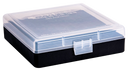 Berry's 87412 Ammo Box  9mm/380ACP Clear/Black Polypropylene 100rd 115565
