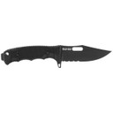 SOG SEAL FX Clip Point Knife 4.30" Blade Partially Serrated Black SGSOG17210157