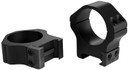 Warne 2-Piece Maxima Horizontal Fixed Scope Rings 30mm PA Low - Matte Black WJ513M