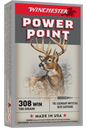 Winchester Ammo X3086 Power-Point  308Win 180gr 20 Per Box/10 Case 65202
