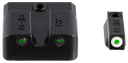 TruGlo TG231MP3W Tritium Pro  Black | Green Tritium White Outline Front Sight Green Tritium Rear Sight 109927