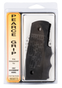 Pearce Grip PG19111 Finger Groove Insert FG Black Rubber for 1911 Government 72853