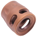 True Precision Inc TPSMICROC Micro Compensator S-Type Copper 416R Stainless Steel 1/2"x28 Threads 9mm/380 ACP 163521