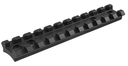 TruGlo TGTG8940A Picatinny Optic Rail  Matte Black Anodized 135956