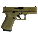 Glock G19 Gen 5 Custom "FDE" Handgun 9mm Luger 15/rd Magazines (3) 4.02" Barrel Austria GLPA195S203FDE