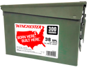 Winchester Ammo WW38C USA Ammo Can 38Special 130gr Full Metal Jacket 300 Per Box/2 Case 123908