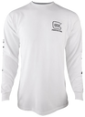 Glock AP96094 Perfection Long Sleeve Tee White Pre-Shrunk Cotton Long Sleeve Large 174101