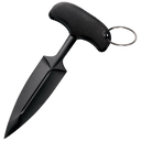 Cold Steel CS-92FPA FGX Push Blade I 3.50" Fixed Plain Black Textured Griv-Ex w/Overmold Kray-Ex Handle 145349