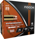Fiocchi 44MBA Hyperformance  44Mag 225gr XPB 25 Per Box/8 Case 167404