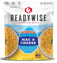 ReadyWise RW05009 Outdoor Food Kit Golden Fields Mac and Cheese 2.5 Servings In A Resealable Pouch, 6 Per Case 131352