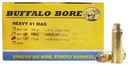 Buffalo Bore Ammunition 16C20 Heavy Strictly Business 41Rem Mag 170gr Jacket Hollow Point 20 Per Box/12 Case 82116