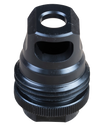 SilencerCo AC2628 ASR Muzzle Brake Black Steel 1/2"-28 Threads 9mm, Luger 104647