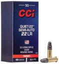 CCI 975CC Quiet-22  22LR 45gr Lead Round Nose 50 Per Box/100 Case 109596 CCI 975CC Quiet-22  22LR 45gr Lead Round Nose 50 Per Box/100 Case 109596