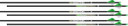 EASTON ARROW AXIS 4MM 340 2"BLAZER VANES 6-PACK LONG RANGE 430123