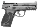 Smith & Wesson 13568 M&P M2.0  Compact 9mm Luger 15+1, 4" Black Armornite 4" Stainless Steel Barrel & Optic Ready/Serrated Slide, Matte Black Polymer Frame w/Picatinny Rail 141687
