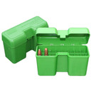 MTM Case-Guard RF-22LM Series Flip Top Rifle Ammo Box Green MTRF22SM10