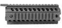 Mission First Tactical TMARCIRS Tekko Drop-In Rail Aluminum Black Anodized 7" L For Carbine 99030