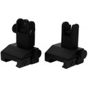 Tacfire AR Front & Rear Spring Loaded Pop Up Iron Sights EFIS002