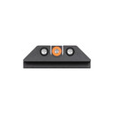 Night Fision Tritium Night Sight Set Orange Front Black U-Notch Back for Glock NNGLK001007OGZG