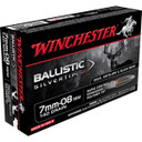 7MM-08 REMINGTON 140GR BALLISTIC SILVERTIP 20/BOX 105202638