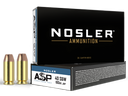 Nosler 51212 Assured Stopping Power Handgun 40S&W 180gr Jacketed Hollow Point 50 Per Box/10 Case 88258
