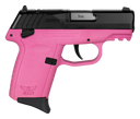 SCCY Industries CPX1CBPKRDRG3 CPX-1 Gen3 RDR 9mm Luger 10+1 3.10" Pink Polymer w/ Picatinny Rail Serrated Black Nitride SS Slide Pink Polymer Grip 144593